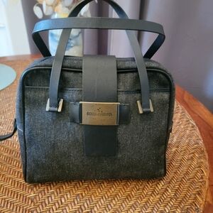Dolce & Gabbana Charcoal Denim Shoulder Bag
